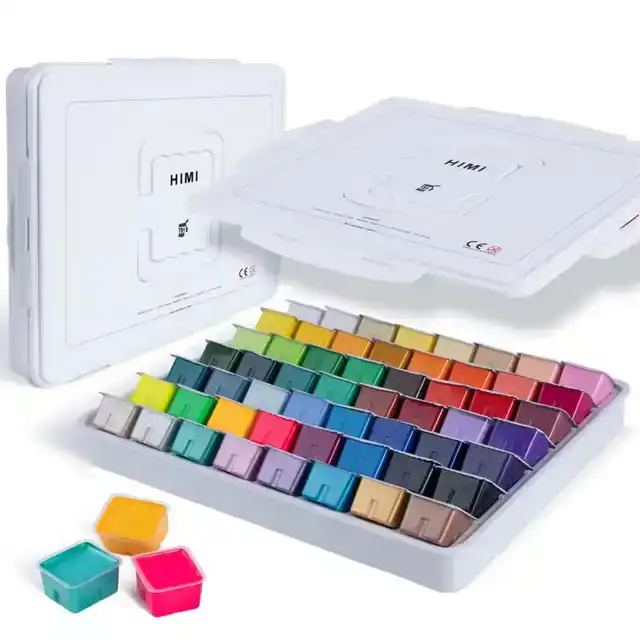 GOUACHE HIMI 56 KLEUREN 30GR NEON EN