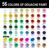 GOUACHE HIMI 56 KLEUREN 30GR NEON EN