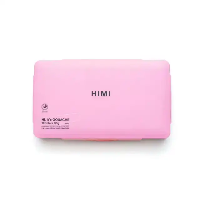 GOUACHE HIMI 18 KLEUREN 30GR BOX ROZE