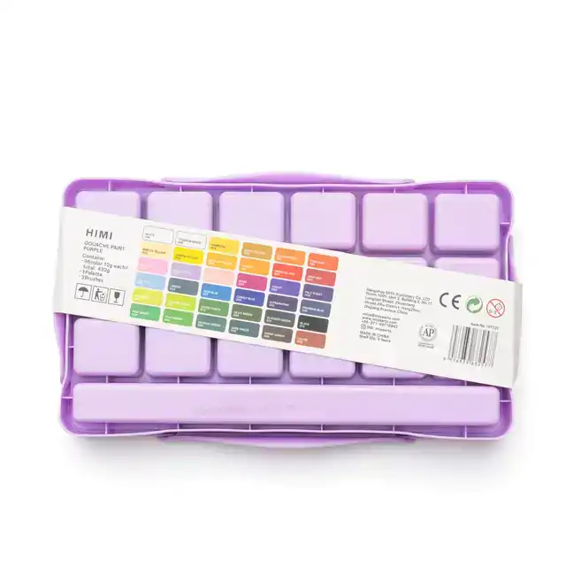 GOUACHE HIMI TWIN CUPS 36 KLEUREN 12GR