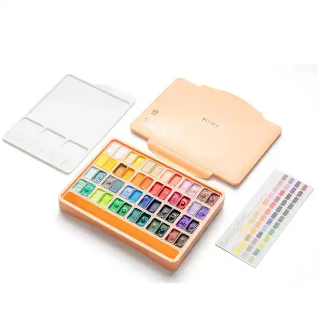 GOUACHE HIMI TWIN CUPS 48 KLEUREN 12GR