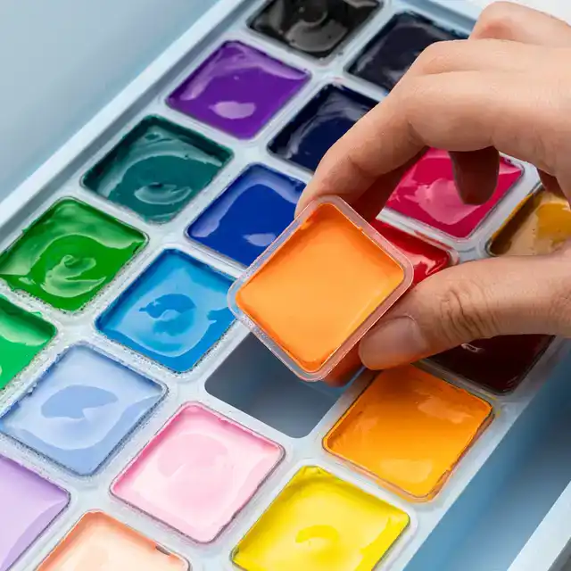GOUACHE HIMI 24 KLEUREN 30GR BOX ICE
