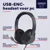 HOOFDTELEFOON TRUST AYDA MAX USB-ENC