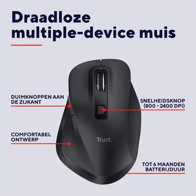 MUIS TRUST FYDA MULTIDEVICE DRAADLOOS