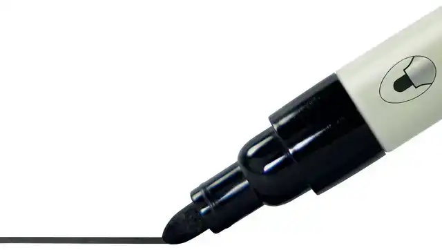 WHITEBOARDMARKER NOBO ROND ZWART 3MM