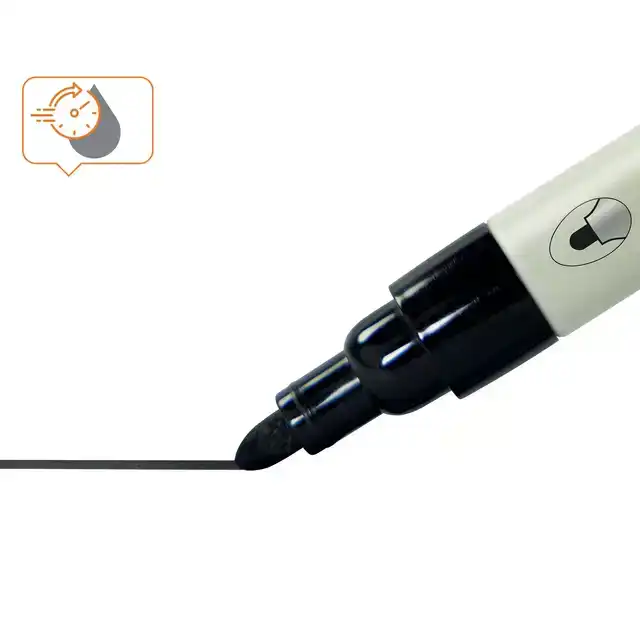 WHITEBOARDMARKER NOBO ROND ZWART 3MM