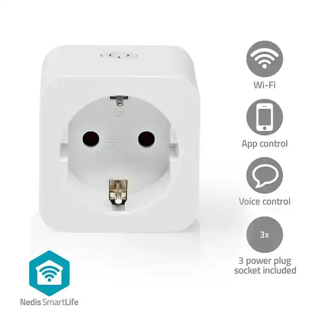 SLIMME STEKKER NEDIS SMARTLIFE WIFI 3