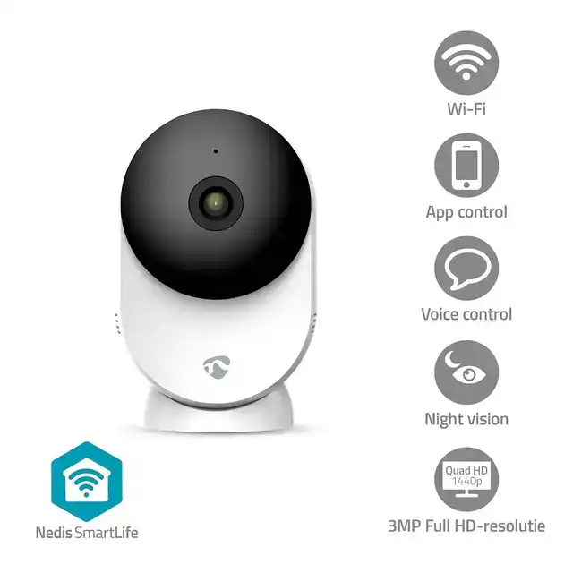 BEVEILIGINGSCAMERA NEDIS WIFI INDOOR