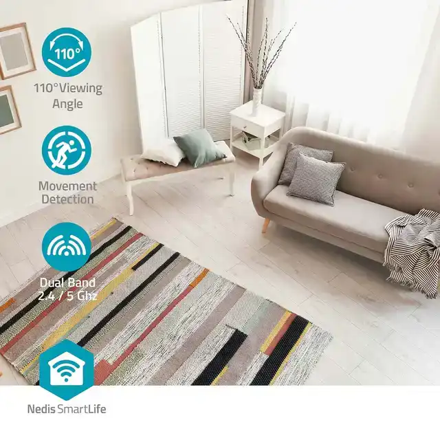 BEVEILIGINGSCAMERA NEDIS WIFI INDOOR
