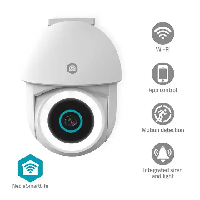 BEVEILIGINGSCAMERA NEDIS SMARTLIFE WIFI