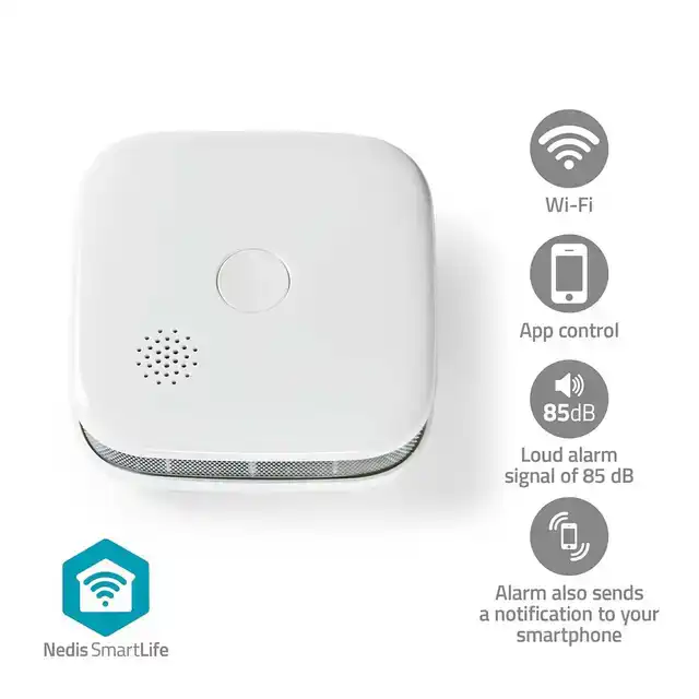 ROOKMELDER NEDIS SMARTLIFE WIFI 10 JAAR