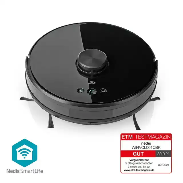 ROBOTSTOFZUIGER NEDIS WIFI LASER 3-IN-1