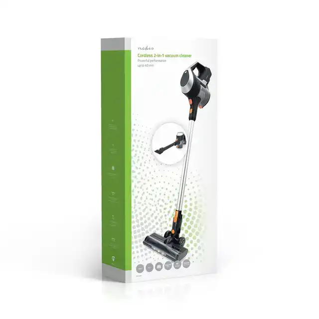STEELSTOFZUIGER NEDIS 2-IN-1 SNOERLOOS