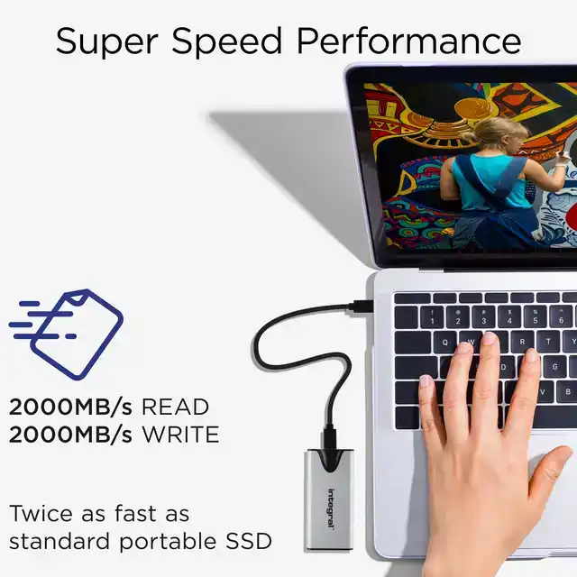 SSD INTEGRAL SLIMXPRESS PORTABLE USB-C
