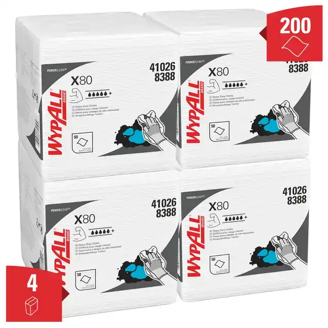 POETSDOEK WYPALL X80 POWERCLEAN