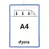 ZICHTPANELENFRAME HANGEND TARIFOLD A4