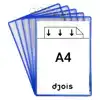 ZICHTPANELENFRAME HANGEND TARIFOLD A4