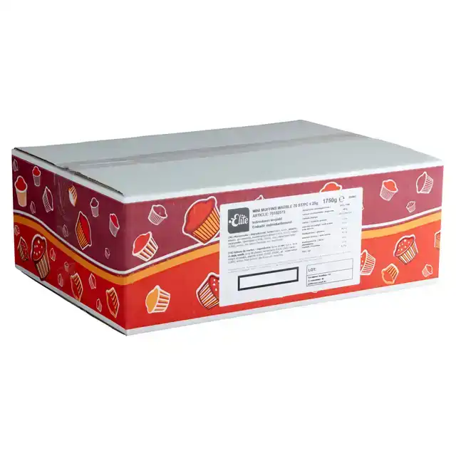 MUFFINS ELITE MINI MARBLE 70 STUKS