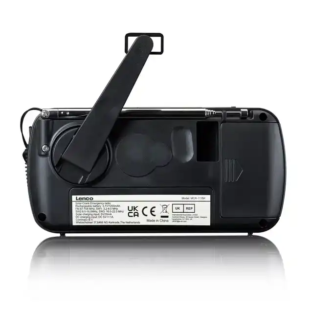 NOODRADIO LENCO MCR-113BK