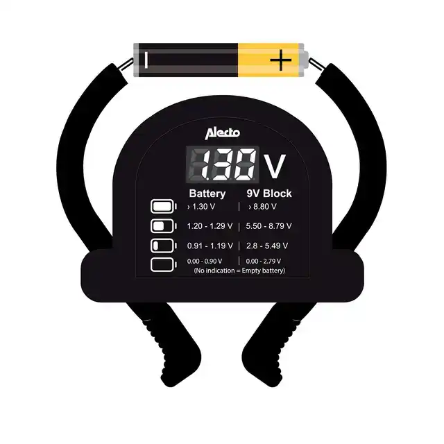 BATTERIJTESTER ALECTO BTT2