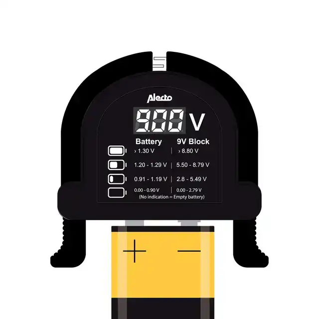 BATTERIJTESTER ALECTO BTT2