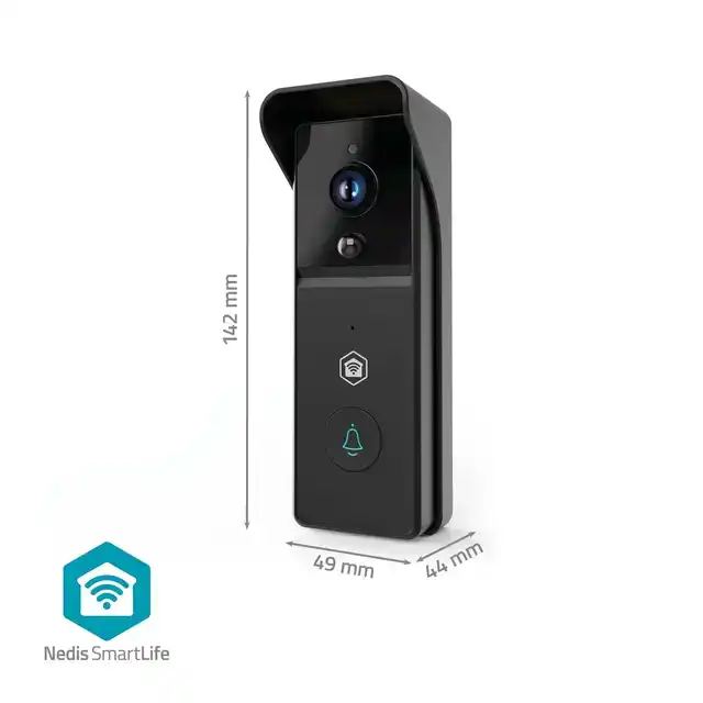 VIDEODEURBEL NEDIS WIFI 3MP FULL HD