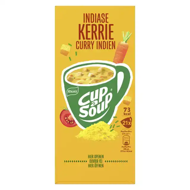 CUP A SOUP KNORR INDIASE KERRIE 175ML