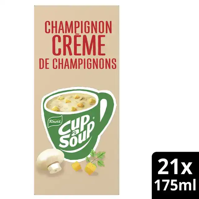 CUP A SOUP KNORR CHAMPIGNON CREME 175ML