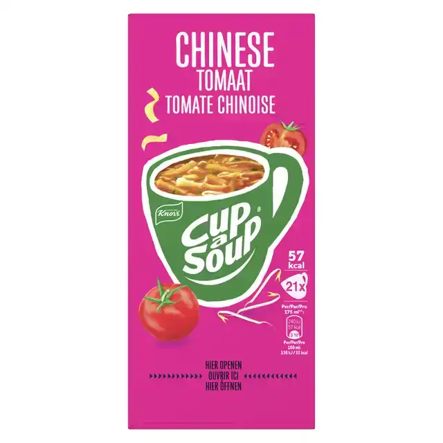 CUP A SOUP KNORR CHINESE TOMATEN 175ML