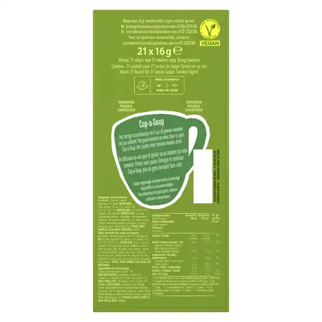 CUP A SOUP KNORR GROENTE 175ML