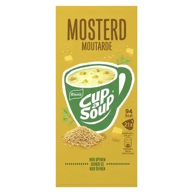 CUP A SOUP KNORR MOSTERD 175ML