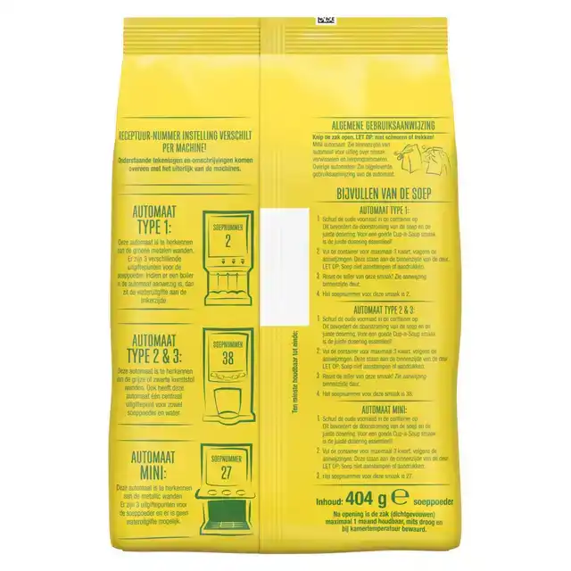 CUP A SOUP KNORR MACHINEZAK KIP 140ML