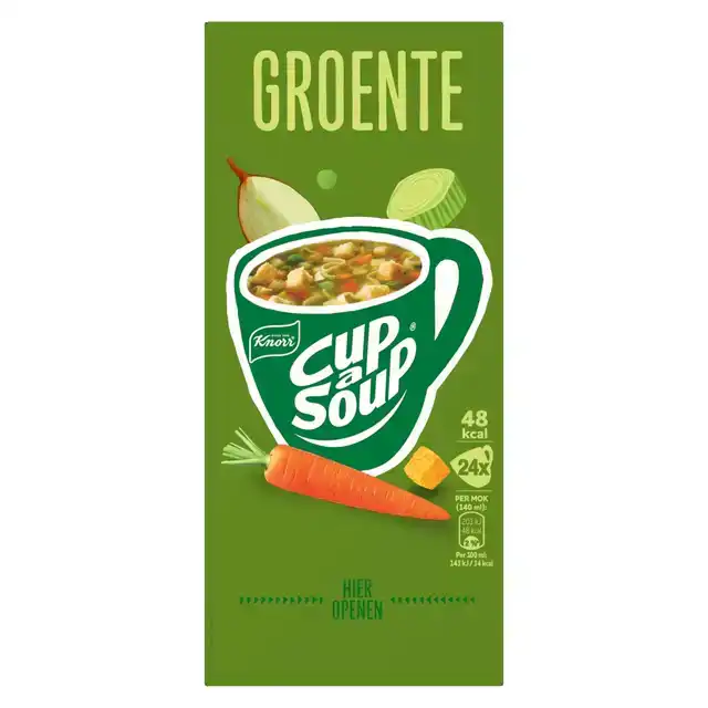 CUP A SOUP KNORR GROENTE 140ML