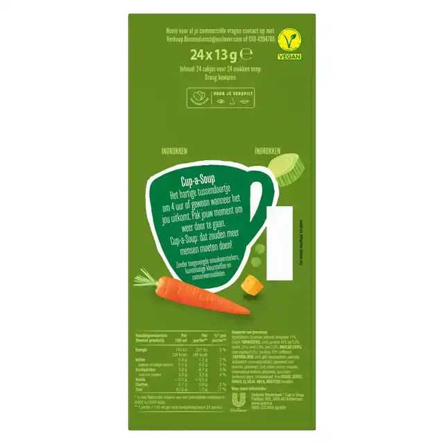 CUP A SOUP KNORR GROENTE 140ML