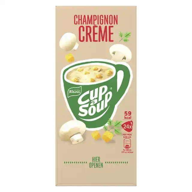 CUP A SOUP KNORR CHAMPIGNON CREME 140ML