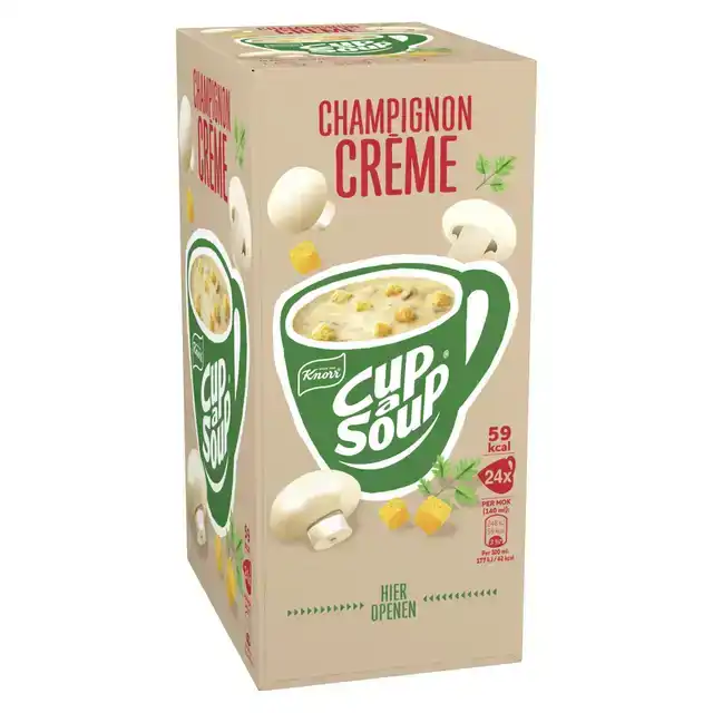 CUP A SOUP KNORR CHAMPIGNON CREME 140ML