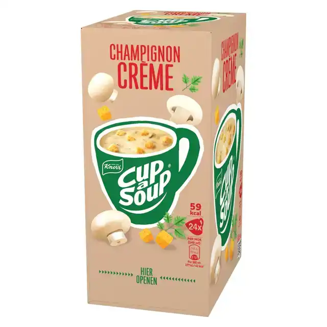 CUP A SOUP KNORR CHAMPIGNON CREME 140ML