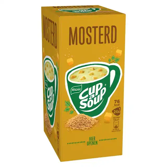 CUP A SOUP KNORR MOSTERD 24X140ML