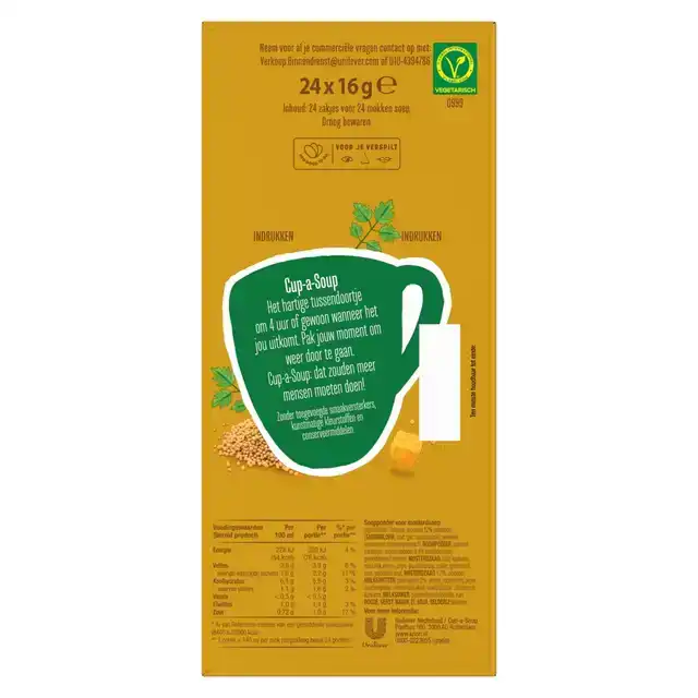 CUP A SOUP KNORR MOSTERD 24X140ML