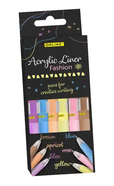 ACRYLLINER ONLINE FASHION ASSORTI 6