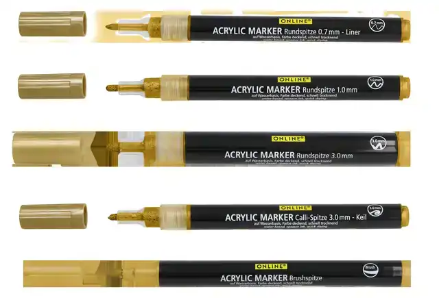 ACRYLMARKER ONLINE LETTERING 5 BREEDTES