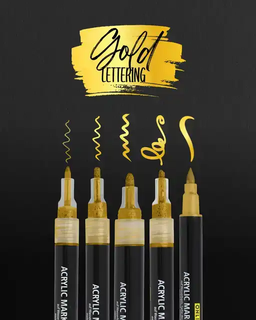 ACRYLMARKER ONLINE LETTERING 5 BREEDTES