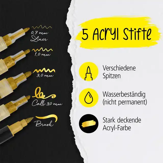 ACRYLMARKER ONLINE LETTERING 5 BREEDTES
