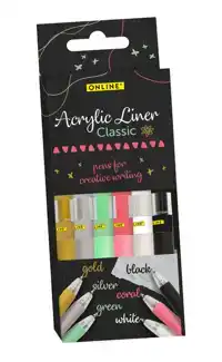 ACRYLLINER ONLINE CLASSIC ASSORTI 6