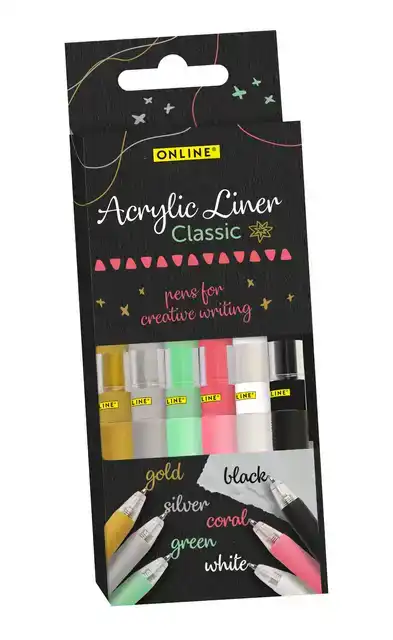 ACRYLLINER ONLINE CLASSIC ASSORTI 6