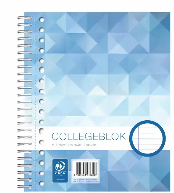 COLLEGEBLOK WORK A5 17GAATS 160PG 70G