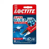 SECONDENLIJM LOCTITE ALL PLASTIC 2GR+4