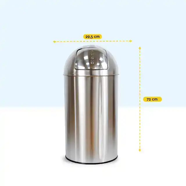AFVALBAK BRASQ PUSH BIN PB230+ 30 LITER
