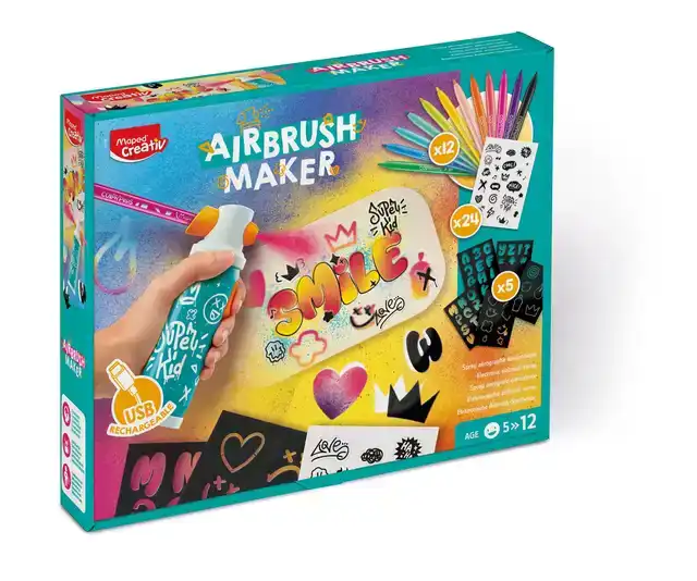 AIRBRUSH MAKER MAPED CREATIV SET 27