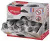 KNEEDGUM MAPED DISPLAY 16 STUKS ZWART